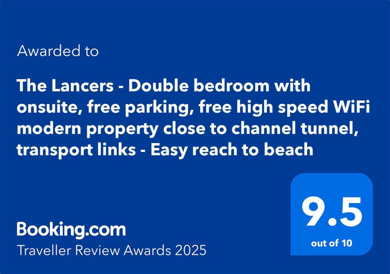 Modern Double Room With En-Suite, Parking & Fast Wifi - Close To Beach Sandgate Exteriér fotografie